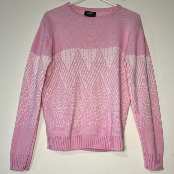 Vintage Sweaters - Vintage 80s USA Knit Crewneck Sweater